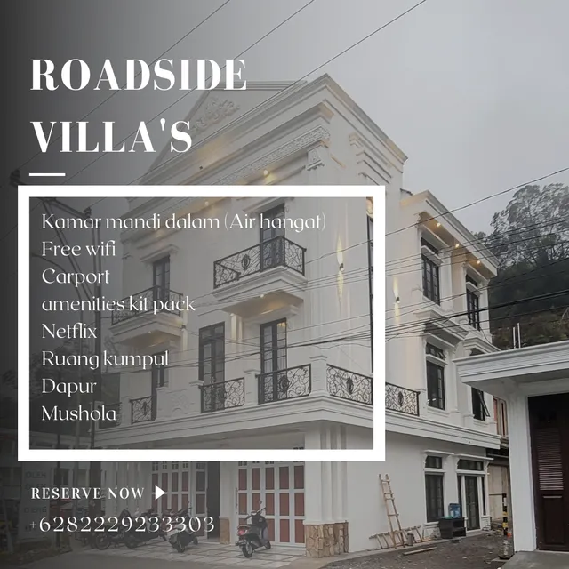 Roadside villa's & sewa jeep dieng