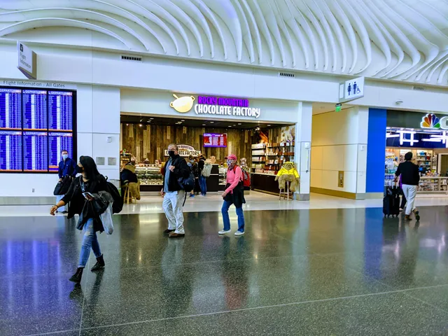 Rocky Mountain Chocolate Factory of Salt Lake City, UT at SLC Airport Concourse A Departures