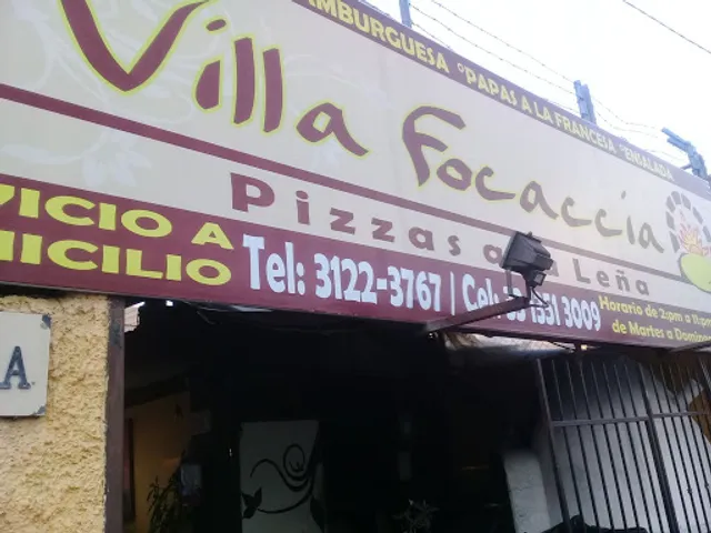 Villa Focaccia Pizzas a la leña