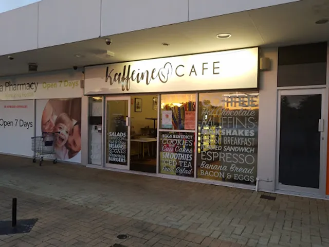 Kaffeine Cafe.