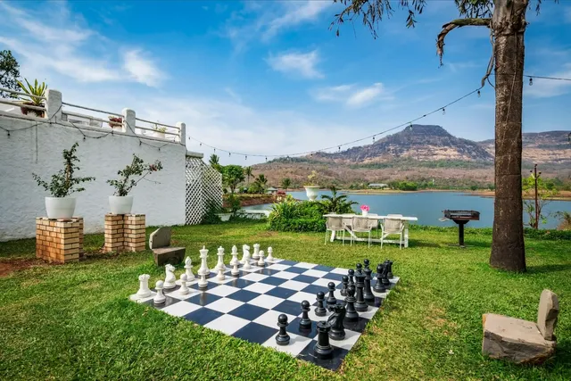 Saffronstays KAIROS Greek Village - Pool Villa in Karjat