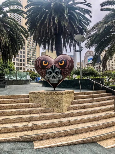 Hearts of San Francisco Art Sculpture