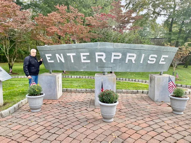 USS Enterprise CV-6 Nameplate
