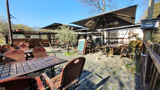 Biergarten Kletterrose