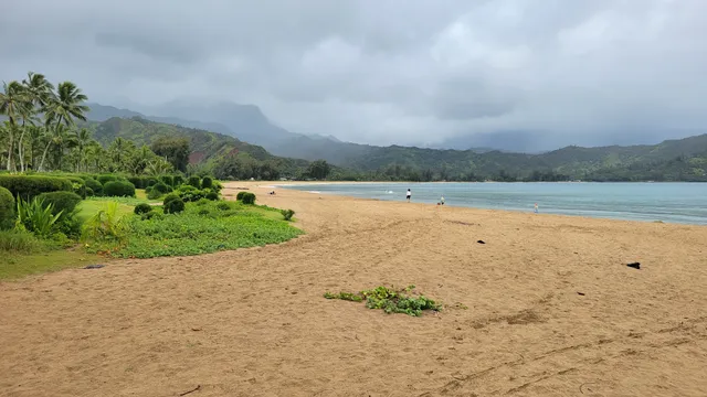 Hanalei Pavilion Beach Parking Lot