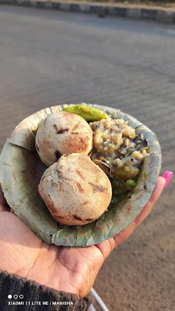 Litti chokha and Chowmein