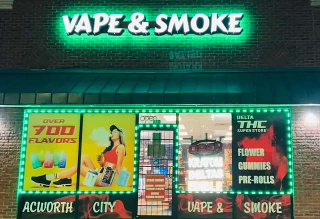 Acworth City Vape and Smoke- DELTA8 THC - HOOKAH - KRATOM - Pseudo
