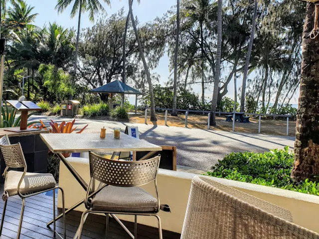 Hi Tide by the beach