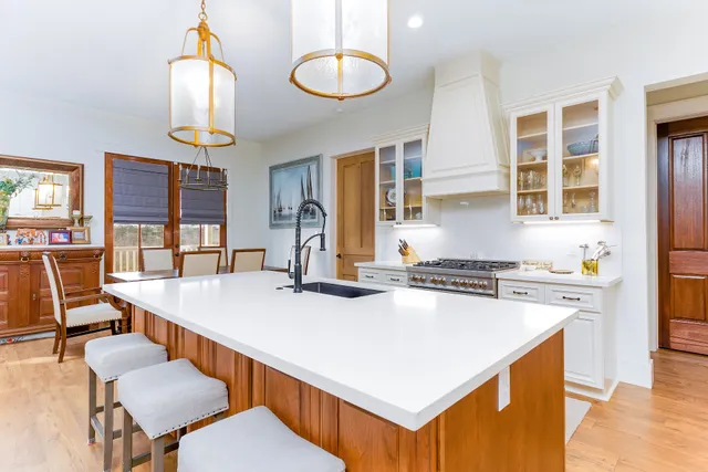 DIY Cabinets, Granite and Lighting