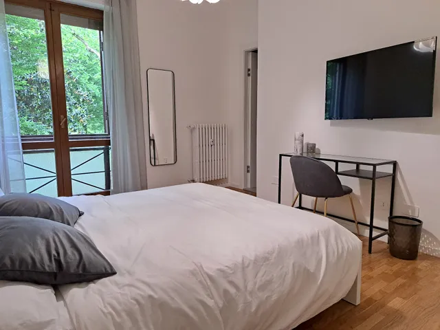 Il balcone nel parco