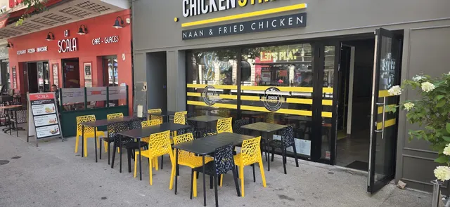 Chicken Street Dijon Gare Naan & Fried Chicken