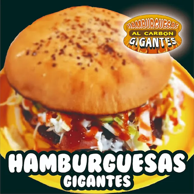 Hamburguesas al carbon gigantes