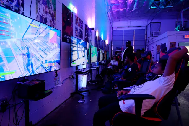 Nightwing's Gaming Loft - Video Game Birthday Party / Trading Card Shop