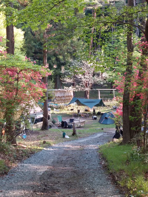 手作りキャンプ場キャンプ冒険仲間