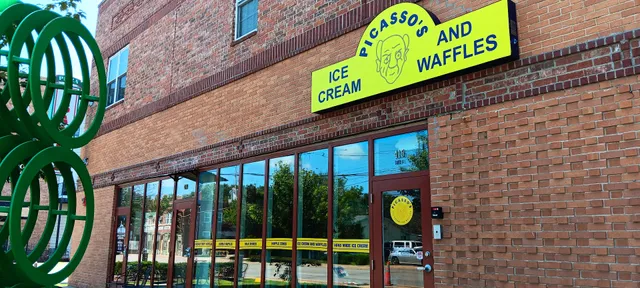 Picasso’s Ice Cream and Waffles