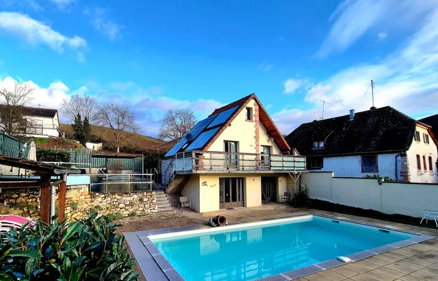 Gîte Louis - Location gîte de vacances avec piscine et jacuzzi - Route des vins au coeur de l'Alsace