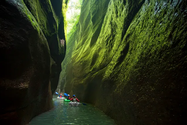 Yufugawa Gorge Packraft Tour (Operated by Yufuism))