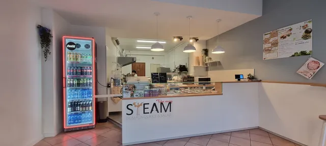 STEAM dumplings, rice & salad TAKE AWAY