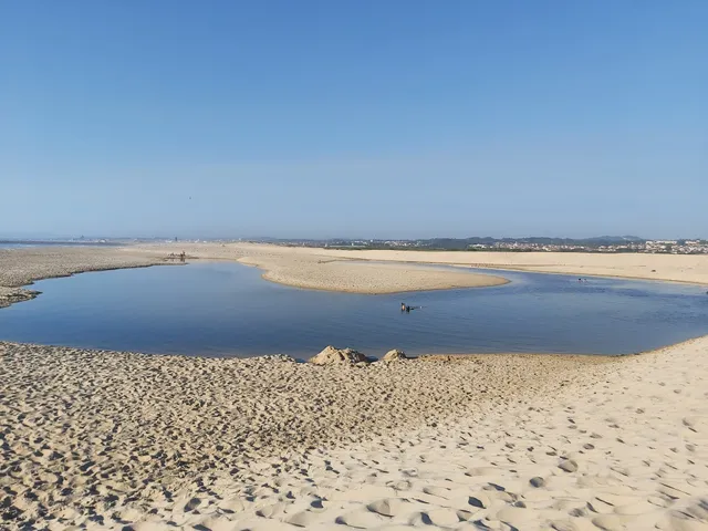 South entrance to Barrinha de Esmoriz Walkways