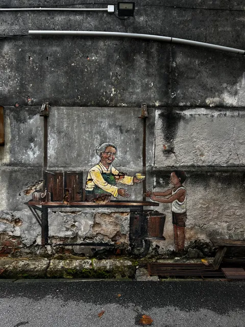 Street Art - "Susu Soya Asli & Segar" mural.