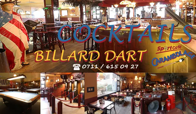 Sportcafé Carambolage in Stuttgart am Feuersee - Stuttgart