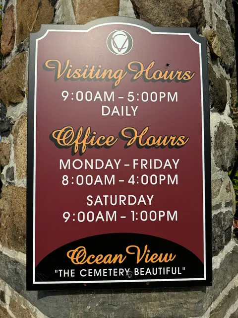 Ocean View The Cemetery Beautiful