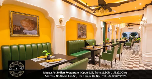 Masala Art Indian Restaurant at Minerva Church Hanoi