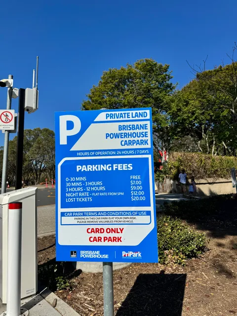 Brisbane Powerhouse car park