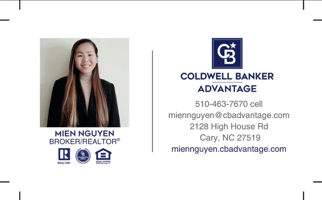 Mien Nguyen - NC Realtor/ Broker, CB Advantage - Vietnamese Interpreter