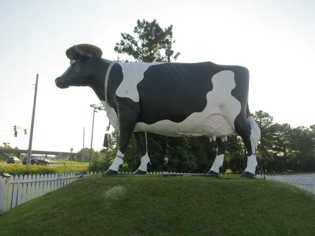 Flea Market Mascot Big Cow