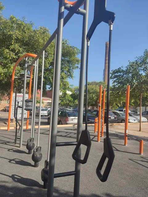 Calisthenics park and relaxation area