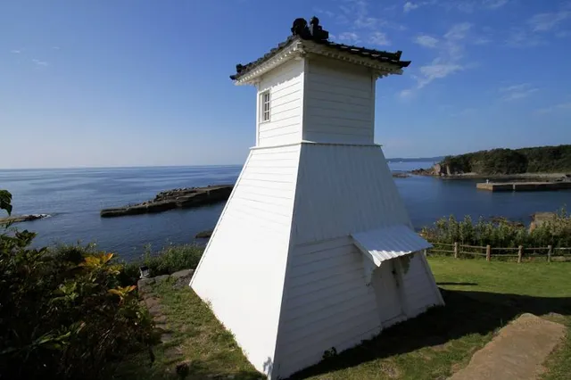 Old Fukuura Lighthouse--Oldest Wooden Lighthouse in Japan