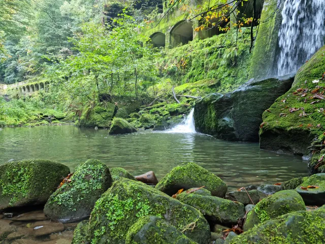 Wasserfall Lohmener Klamm