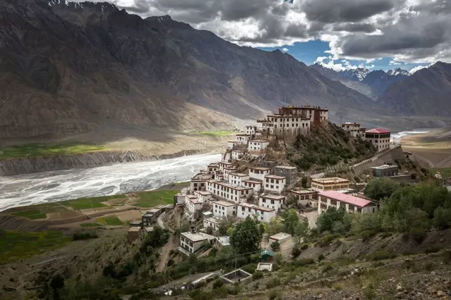 The Kardang Buddhist Monastery - Lahul and Spiti District, Himachal Pradesh, India