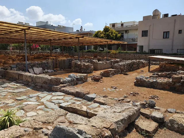 Archaeological Site Minoan Megaro Nirou