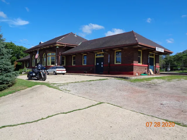 The Restored Burlington Northern Depot & WWII Memorial Museum