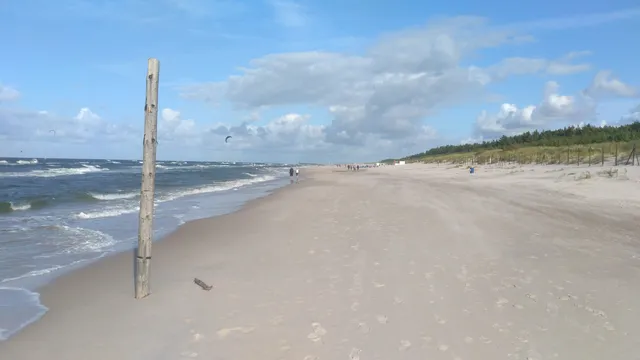 Plaża naturystyczna w Łebie