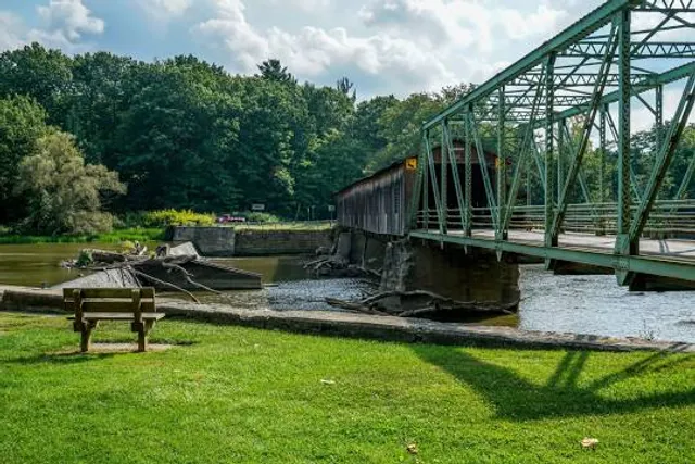 Historic Harpersfield Covered Bridge Metropark