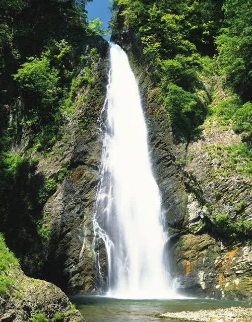 Akaishi mountain stream Anmon Falls Prefectural Natural Park