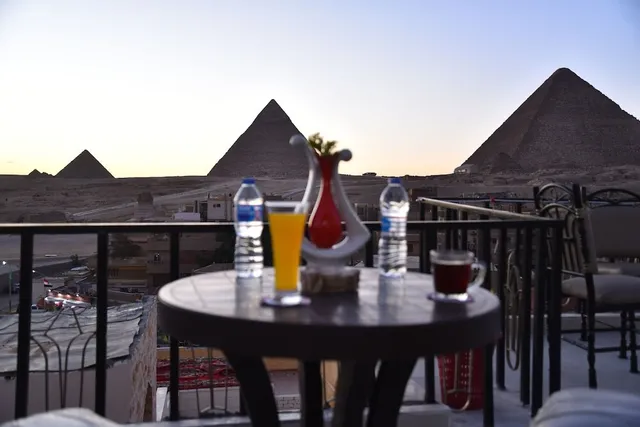 Magic golden pyramids