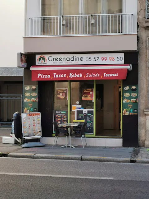 GREENADINE pizzeria cauderan