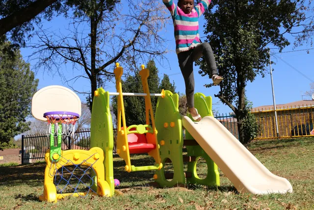 Green Air Jungle Gym & Playground Equipment