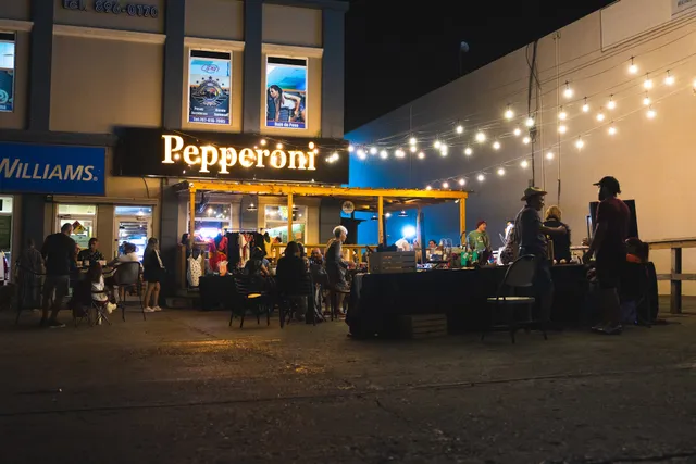 Pepperoni Pizza Pasta Bar