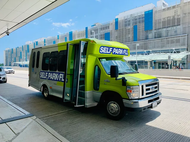 Self Park FLL Economy Airport Parking Lot