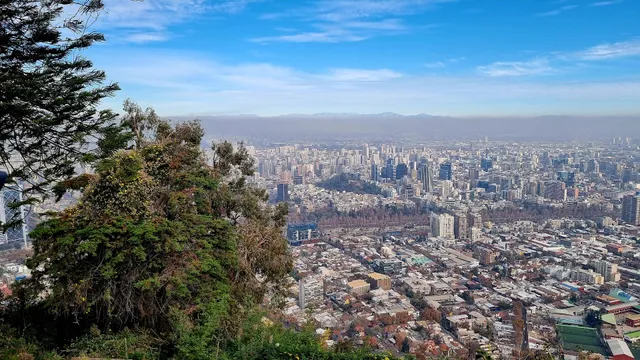 Funicular access to the Cerro San Cristobal