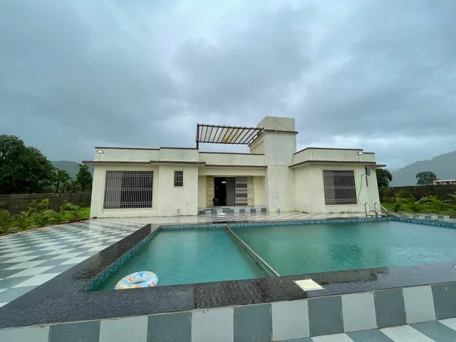 ROHI FARMS 3 BHK Private Villa with Outdoor swimming pool and 20,000 sqft farm land