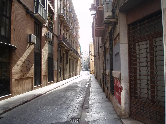 Casco antiguo de Valencia, España