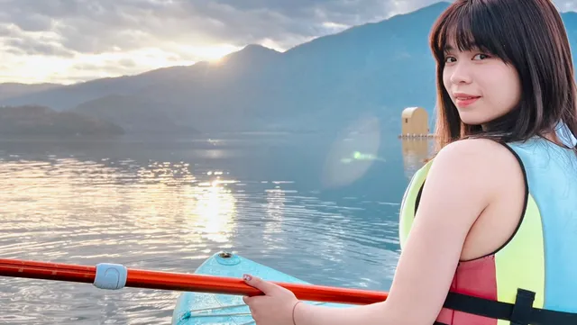 日月潭SUP｜日月潭浪人槳堂SUP立槳體驗｜空拍 專業攝影 救生教練