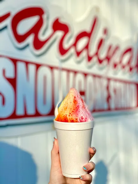 Cardinal Snow Cone Stand