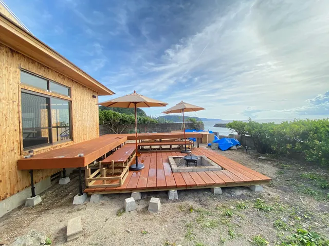 珊瑚島と天然プールのある邸宅／古民家再生ホテル 【けしき たまり邸】